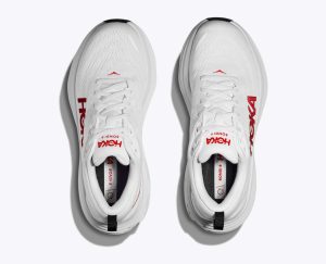 Alternative view of Homme Bondi 8 - Blanc / Vermillon
